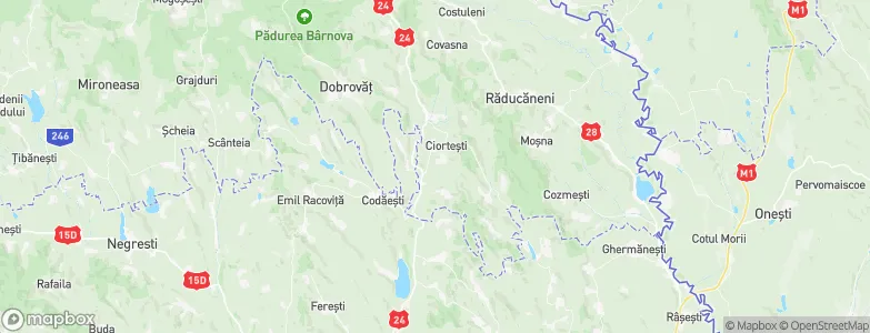 Ciorteşti, Romania Map