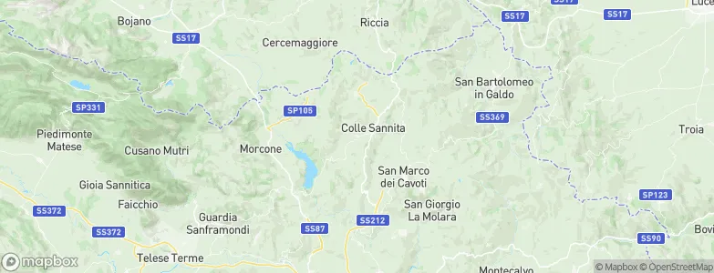 Circello, Italy Map