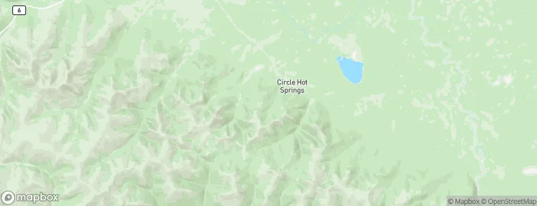 Circle Hot Springs Station, United States Map