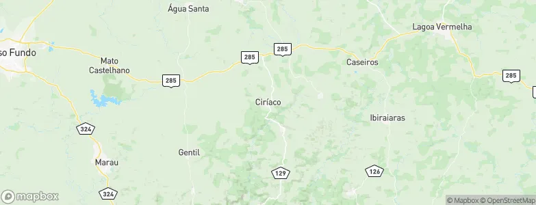 Ciríaco, Brazil Map