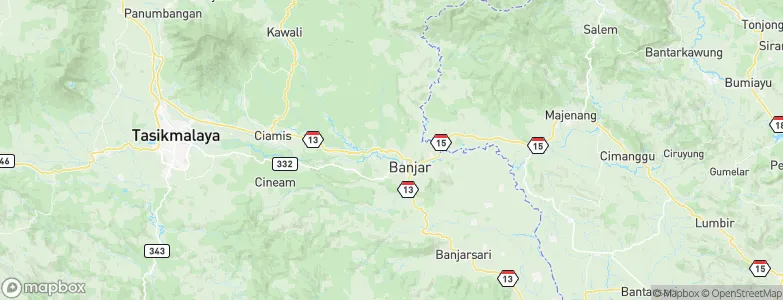 Cisaga, Indonesia Map