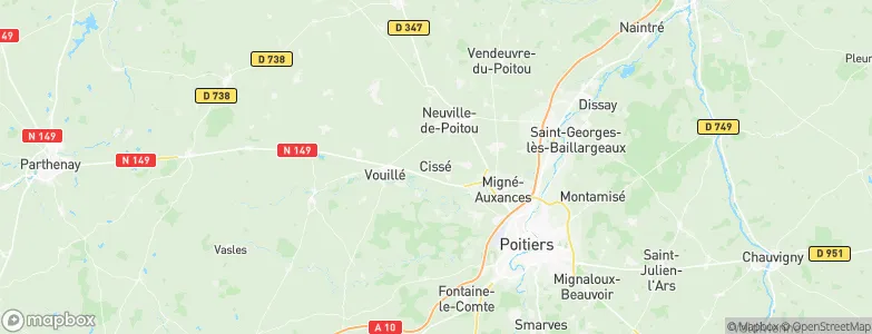 Cissé, France Map