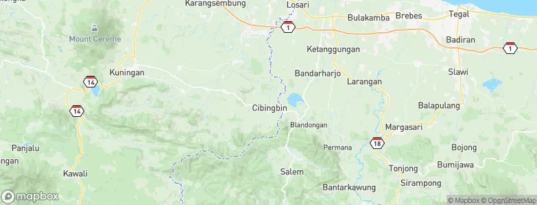 Citenjo, Indonesia Map