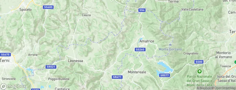 Cittareale, Italy Map
