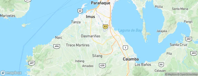 City of Dasmariñas, Philippines Map