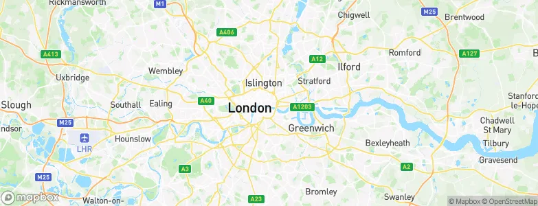 City of London, United Kingdom Map