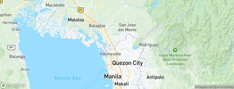 City of Meycauayan, Philippines Map