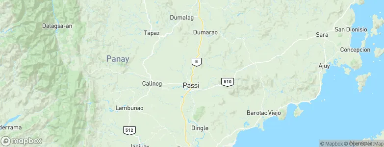 City of Passi, Philippines Map