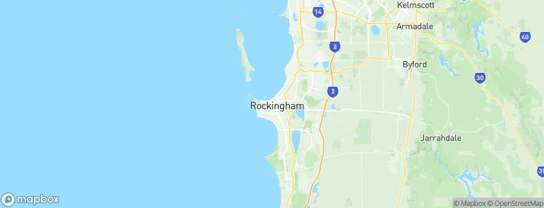 City of Rockingham, Australia Map