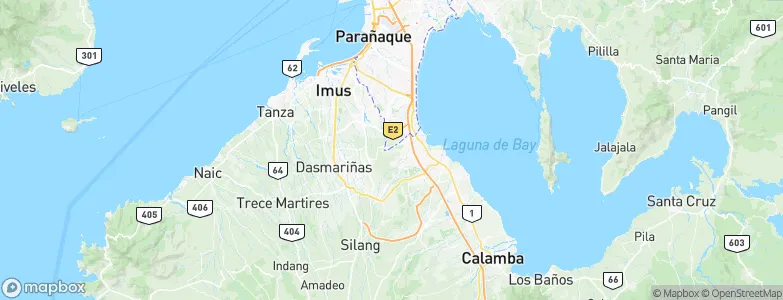 City of San Pedro, Philippines Map