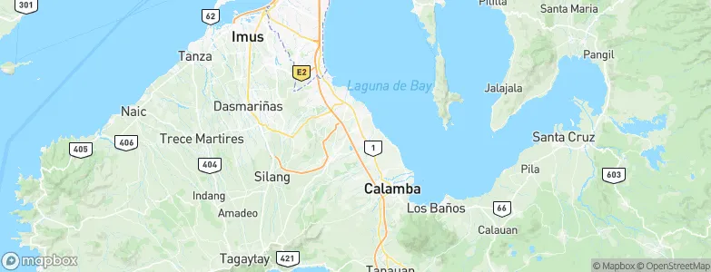 City of Santa Rosa, Philippines Map