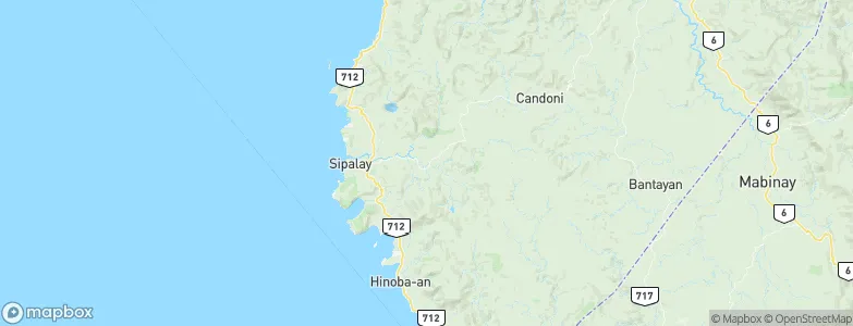 City of Sipalay, Philippines Map