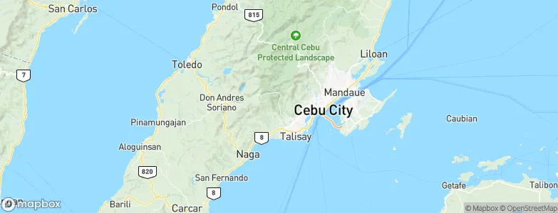 City of Talisay, Philippines Map