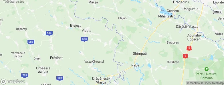 Ciuani, Romania Map