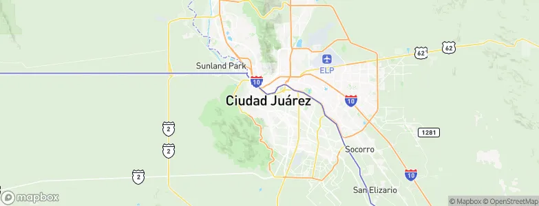 Ciudad Juárez, Mexico Map