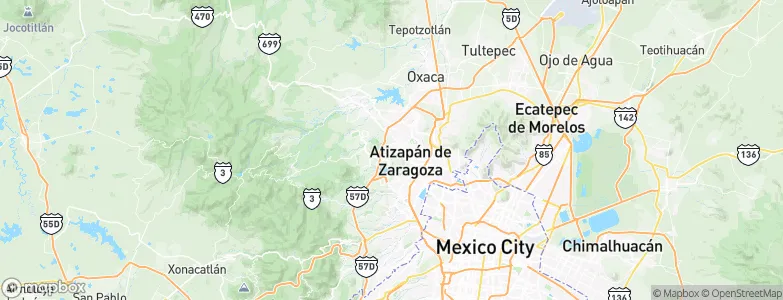 Ciudad López Mateos, Mexico Map