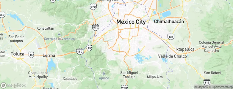 Ciudad Universitaria, Mexico Map