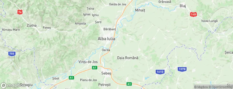 Ciugud, Romania Map