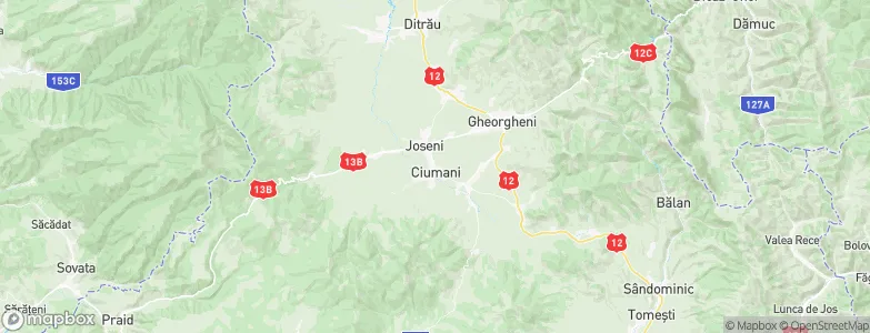 Ciumani, Romania Map