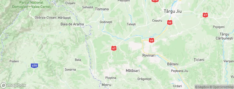 Ciuperceni, Romania Map