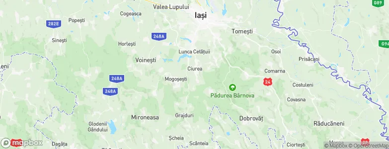Ciurea, Romania Map