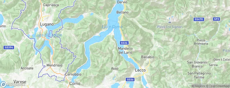 Civenna, Italy Map