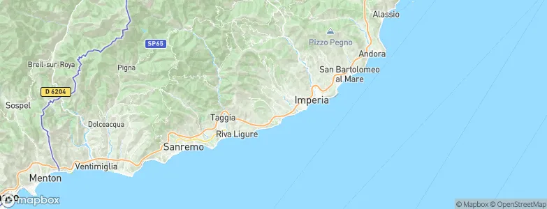 Civezza, Italy Map