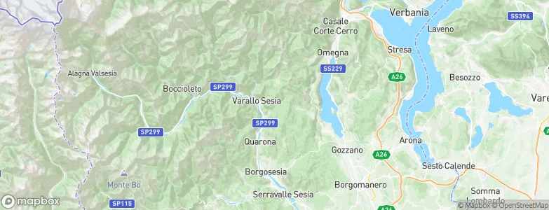 Civiasco, Italy Map