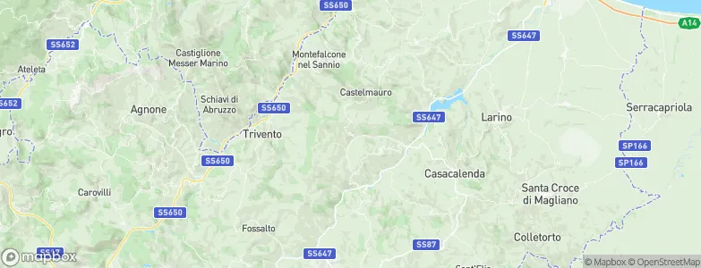 Civitacampomarano, Italy Map