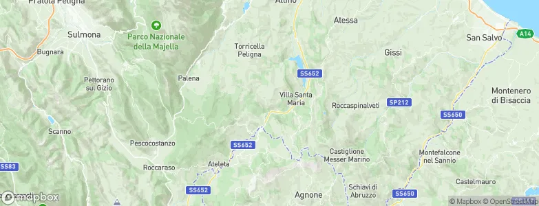 Civitaluparella, Italy Map