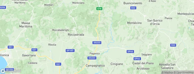 Civitella Marittima, Italy Map