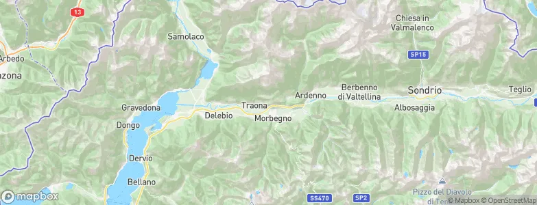 Civo, Italy Map