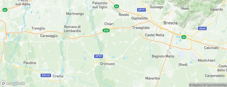 Cizzago, Italy Map