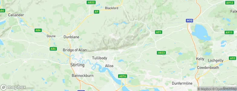 Clackmannanshire, United Kingdom Map