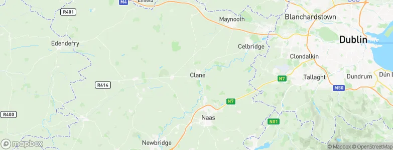 Clane, Ireland Map