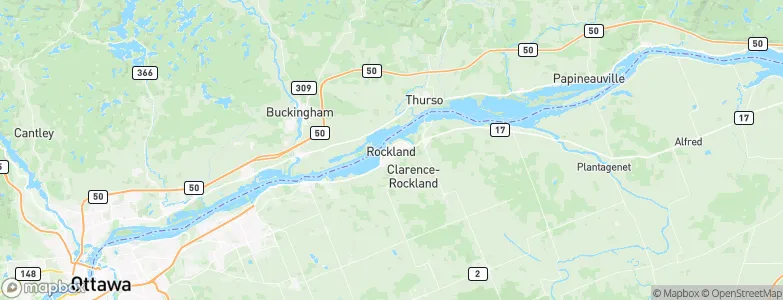 Clarence-Rockland, Canada Map