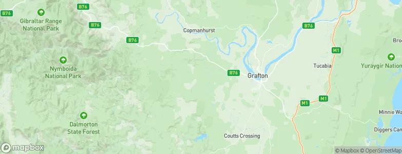 Clarence Valley, Australia Map