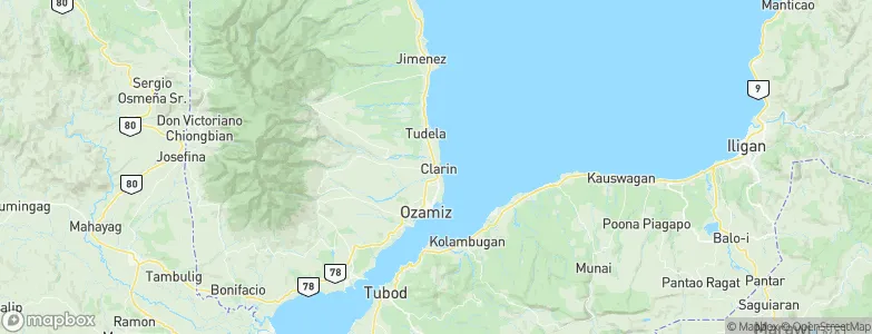 Clarin, Philippines Map