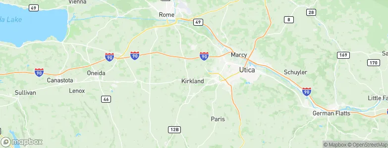 Clark Mills, United States Map