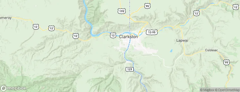 Clarkston Heights-Vineland, United States Map