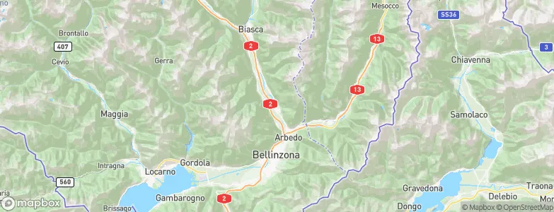Claro, Switzerland Map