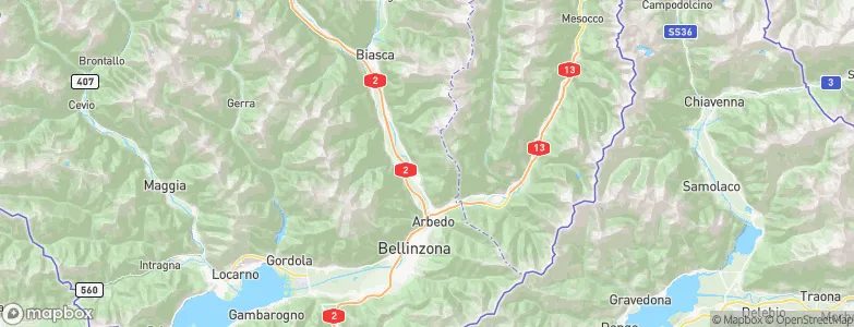 Claro, Switzerland Map
