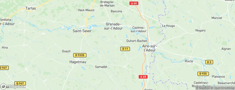 Classun, France Map