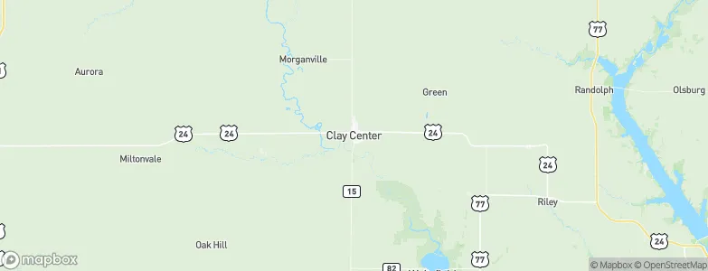 Clay Center, United States Map
