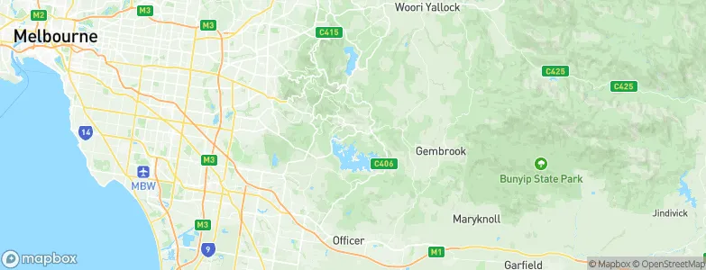Clematis, Australia Map
