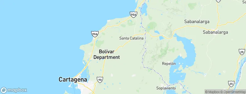 Clemencia, Colombia Map
