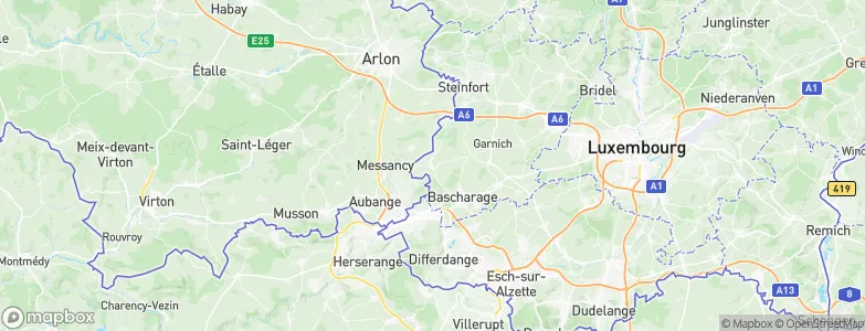 Clemency, Luxembourg Map