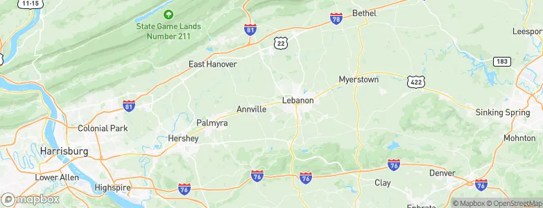 Cleona, United States Map