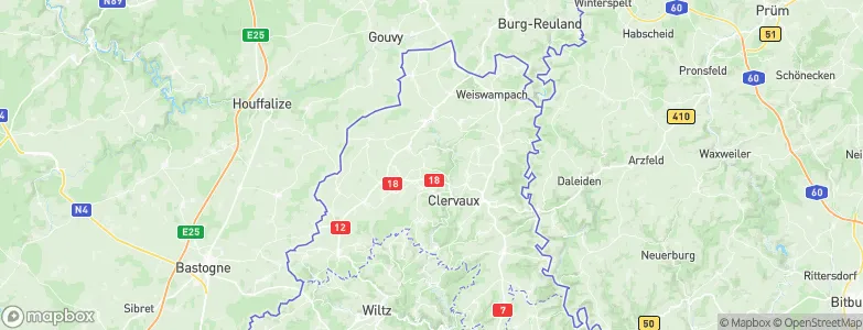 Clervaux, Luxembourg Map