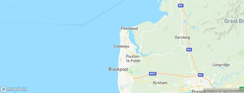 Cleveleys, United Kingdom Map